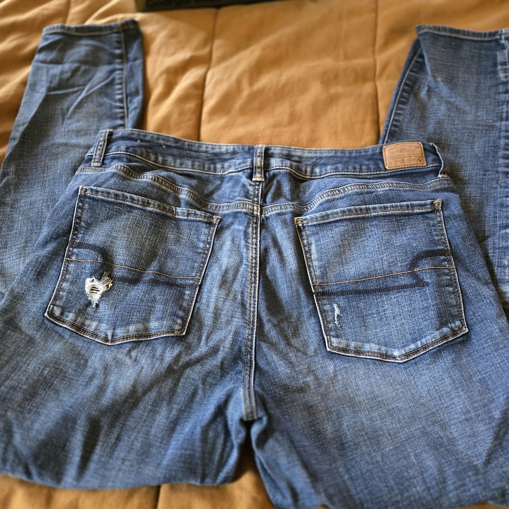 Blue Distressed Jeans